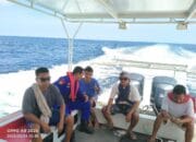 Tim Gabungan Polair, Basarnas, TNI AL dan Syahbandar Evakuasi Korban Kebakaran Kapal di Gili Meno