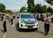 Sat Lantas Polres Bima Kota Laksanakan Pengawalan dan Pengamanan Aksi Massa CPPPK