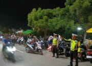 Pos Pam Amahami Laksanakan Pengaturan Arus Lalu Lintas Pasar Malam Ramadhan