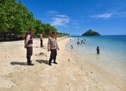 Aman Nyaman di Pantai Sekotong, Polisi Hadir dengan Himbauan Humanis