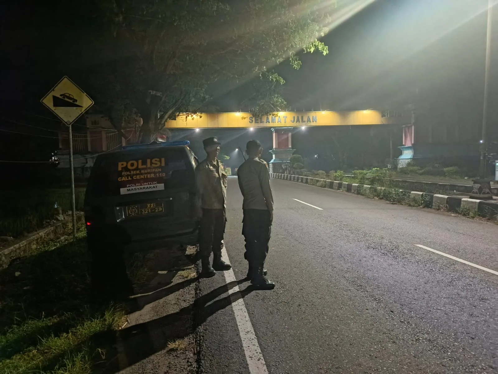 Situasi Aman, Polsek Kuripan Intensifkan Patroli di Titik Rawan
