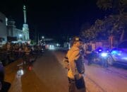 Sat Samapta Polres Bima Kota Gelar Patroli Blue Light, Berikan Himbauan Kamtibmas kepada Warga