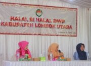Ketua Cabang Bhayangkari Lombok Utara Hadiri Halal Bihalal DWP KLU