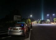 Tingkatkan Keamanan, Polsek Kediri Patroli Bypass BIL Antisipasi Kejahatan