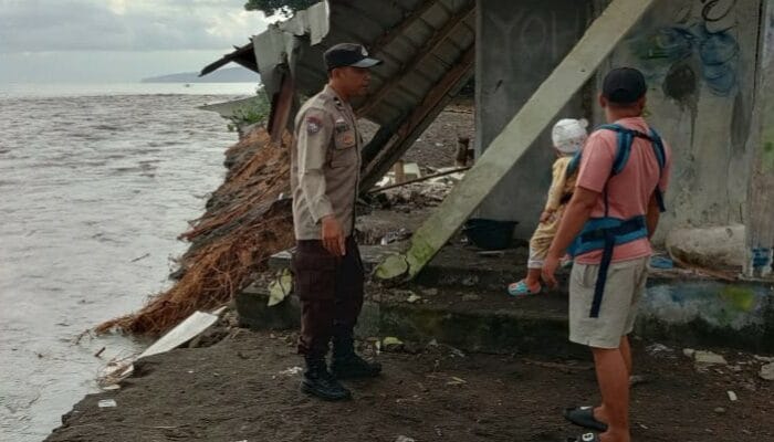 Langkah Tanggap Dini Polsek Batulayar Hadapi Cuaca Buruk di Meninting