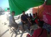 Polsek Kawasan Pelabuhan Laut Bima Gelar Jumat Curhat Bersama Buruh dan Penumpang Kapal