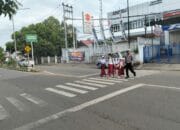 Personel Sat Lantas Polres Bima Kota Laksanakan Gatur Pagi untuk Wujudkan Kamseltibcar Lantas