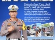 Sat Lantas Polres Bima Kota Himbau Masyarakat: Tetap Gunakan Helm SNI Saat Berkendara