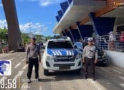 Satlantas Polres Bima Kota Kawal Rombongan Calon Jamaah Haji Menuju Bandara Sultan Salahudin