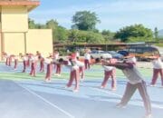 Jaga Kebugaran Personel, Polres Bima Kota Laksanakan Olahraga Bersama