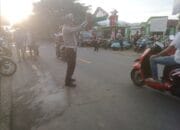Polsek Tanjung Lakukan Gaktur Lalin Atasi Kemacetan