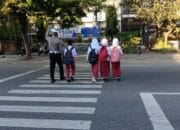 Satlantas Polres Bima Kota Laksanakan Kegiatan Rawan Pagi, Lancarkan Arus Lalin dan Cegah Laka Lantas