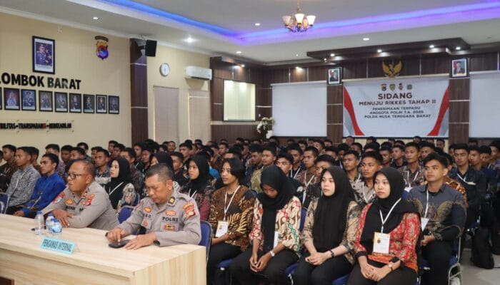 Rekrutmen Polri 2025 Lombok Barat: Tahapan Rikkes II Berjalan Ketat
