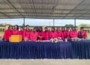 Bhayangkari Lombok Utara Hiasi Olahraga Bersama Dengan Produk UMKM Mereka