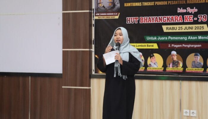 Polres Lombok Barat Gelar Lomba Dai Kamtibmas Jelang Hari Bhayangkara