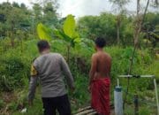 Bhabinkamtibmas Desa Kedaro Dorong Warga Manfaatkan Pekarangan untuk Ketahanan Pangan
