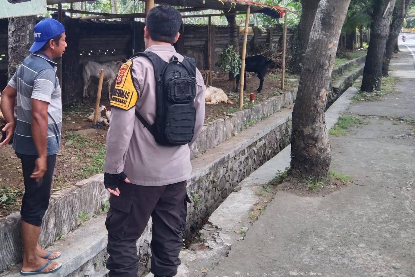 Inisiatif Bhabinkamtibmas di Lombok Barat: Pekarangan Jadi Lumbung Pangan