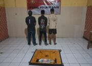 Gerebek Judi Karambol, Tiga Terduga Diamankan Polsek Sape Polres Bima Kota