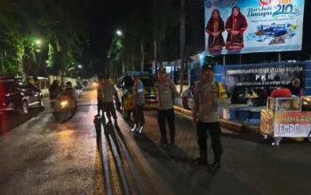 Polsek Dompu Gelar Patroli Malam Takbiran, Ciptakan Rasa Aman Jelang Idul Adha 1446 H