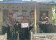 Polsek Sekotong Bantu Warga Disabilitas di Dusun Bertong