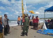 Polsek Lunyuk Kawal dan Amankan Upacara Keagamaan Umat Hindu di Desa Sukamaju