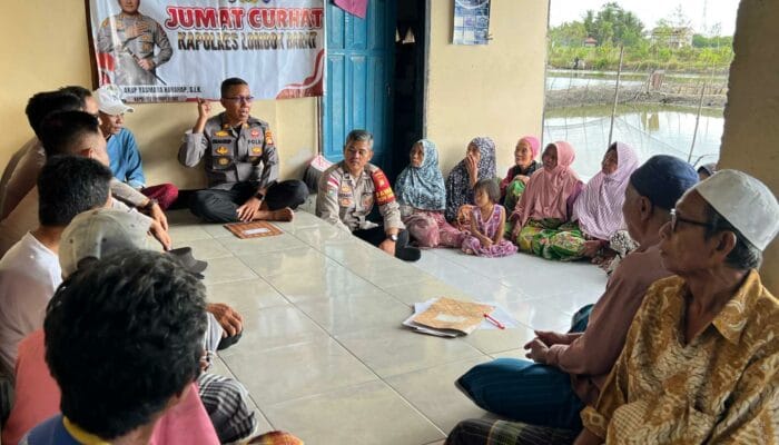 Jumat Curhat Polres Lombok Barat, Warga Bertong Sampaikan Aspirasi