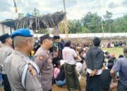 Peresean Mareje Timur Berlangsung Kondusif Berkat Pengamanan Polsek Lembar
