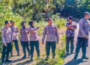 Polres Lombok Barat Dampingi Polda NTB Cek Lahan Jagung di Kedaro Sekotong