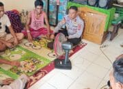 Kapolsek Hu’u Lakukan Silaturahmi dengan Korban Kecelakaan di Jalan Lakey Dompu