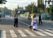 Personel Satlantas Polres Bima Kota Laksanakan Rawan Pagi, Antisipasi Kemacetan dan Laka Lantas