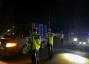 Personel Gabungan Polres Bima Kota Laksanakan Patroli KRYD Malam Minggu, Antisipasi Gangguan Kamtibmas