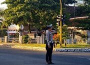 Sat Lantas Polres Bima Kota Laksanakan Rawan Pagi, Wujudkan Kamseltibcarlantas dan Rasa Aman bagi Pengguna Jalan