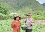 Sukseskan Program Ketahanan Pangan Nasional, Bhabinkamtibmas Polsek Monta Bantu Kegiatan Petani di Desa Binaan