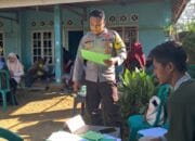 Bhabinkamtibmas Desa Seran Dukung Peningkatan Kesehatan Ibu dan Anak, Dampingi Kegiatan Posyandu di Desa Binaan
