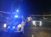 Sat Lantas Polres Bima Kota Gelar Patroli Blue Light dan Pengaturan Lalu Lintas Malam Hari