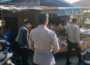 Anggota Piket Polsek Taliwang Laksanakan Patroli Dialogis di Pasar Tanah Mira, Sampaikan Imbauan Kamtibmas