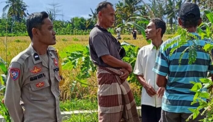 Bhabinkamtibmas Desa Rumak Perkuat Sinergi Petani Dukung Ketahanan Pangan