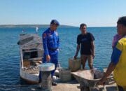 Sat polairud Polres  Dompu laksanakan binmas perairan di pelabuhan rakyat calabai – pekat