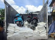 Polres Loteng Amankan Empat (4) Sepeda Motor Tanpa Dokumen Dari Bali.