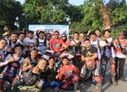 Ratusan Rider Ikut Trabas Merdeka Setia Merah Putih Polres Loteng.