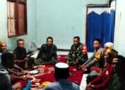 Kompak Peduli Warga, Bhabinkamtibmas dan Babinsa Desa Seran Jenguk Korban Gigitan Anjing Rabies