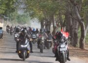 Polres Bima Kota Gelar Touring Merah Putih Sambut HUT ke-80 RI, Wujudkan Semangat Nasionalisme di Tanah Mbojo