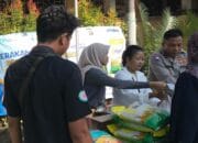 Gerakan Pangan Murah di Desa Kediri, Polres Lombok Barat dan Bulog NTB Jaga Stabilitas Harga