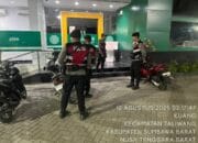 Sat Samapta Polres Sumbawa Barat Gelar Patroli Dialogis di Bank NTB Kelurahan Kuang