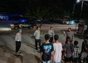 Polsek Rasanae Barat Gelar Patroli Blue Light, Jaga Kamtibmas Tetap Kondusif