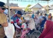 Kapolres Lombok Utara Laksanakan Gowes Kamtibmas, Bakti Kesehatan, dan Bakti Sosial di Desa Gondang