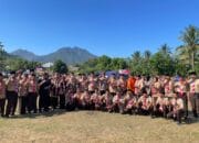 Kapolres Lombok Utara Hadiri Hari Pramuka ke-64 di Desa Menggala