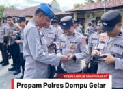 Propam Polres Dompu Gelar Gaktiblin, Tegakkan Disiplin dan Profesionalisme Personel