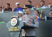 Pembukaan Turnamen Voli dan Tenis Lapangan Kapolres Bima Kota Cup I Tahun 2025 Meriahkan HUT RI ke-80