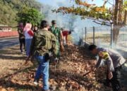 Kebersamaan dalam Aksi: Gotong Royong Wujud Sinergi Antara Bhabinkamtibmas, Babinsa, Agen PDPGR dan Masyarakat Pakirum